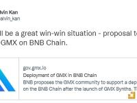 GMX发起提案拟部署在BNB Chain区块链