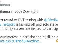 Lido与Obol Labs、ssv.network合作，将开启新一轮DVT测试