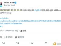2亿枚USDC在USDC Treasury铸造