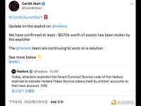 安全团队：Hedera攻击者已盗取价值57万美元资产