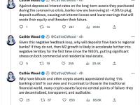 Cathie Wood：与传统金融世界相比，许多加密资产没有中心化故障点
