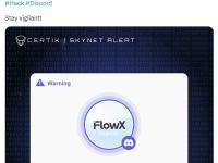 FlowX项目Discord服务器已被入侵