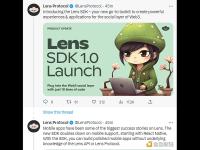 Lens Protocol宣布推出开发者工具包Lens SDK