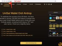 慢雾首席信息安全官：近期出现假冒UniSat的钓鱼网站，用户请谨慎辨别