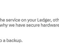 Ledger澄清：新推出的密钥恢复服务Ledger Recover没有任何后门
