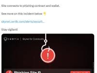 CertiK：Layer Zero Labs的仿冒网站发布钓鱼链接