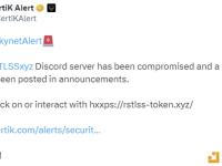 RSTLSS项目Discord服务器遭入侵