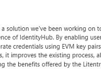 Litentry：正致力于利用直接调用增强IdentityHub用户体验，更多细节即将公布