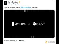 LayerZero宣布上线Base主网