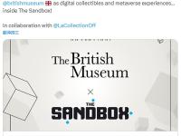 大英博物馆与The Sandbox合作推出数字藏品进军元宇宙