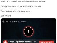 CertiK：Bitlord大量流动性已被移除
