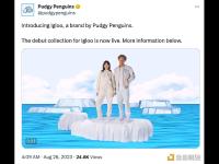 Pudgy Penguins已推出服装品牌Igloo，其首发系列现已上线