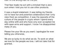 friend.tech：对此前决定取消使用分叉版本的用户积分的行为感到抱歉