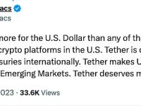 VanEck主管：Tether是国际上美国国债的最大买家之一