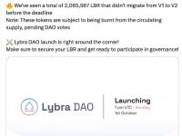 Lybra Finance：LBR迁移阶段已正式结束，Lybra DAO即将发布