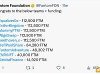 Fantom基金会：Ecosystem Vault的融资轮已经结束
