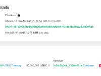 6000万枚USDC从USDC Treasury转移至Coinbase