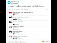 friend.tech宣布推出面向Key持有者的专有功能“Trade Comments”
