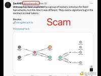 PeckShield：网络诈骗者冒充PeckShield和ZachXBT，发布钓鱼广告