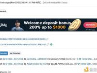 Scam Sniffer：约28分钟前有人因网络钓鱼诈骗损失了价值27.8万美元的USDT