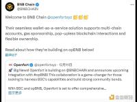 Openfort将支持BNB Chain和opBNB网络