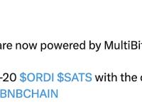 MultiBit：已上线BEP-20版本的ordi和sats