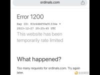 Ordinals网站正在遭受DDoS攻击