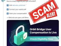 Orbit Chain：目前流传的任何报销索赔都是骗局，请不要参与