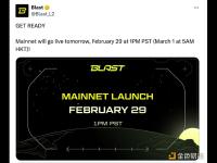 Blast主网将于3月1日5:00上线
