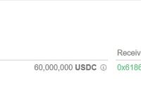 Whale Alert：6000万枚USDC从Coinbase机构转移到未知的钱包