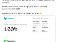 friend.tech：计划将包括Paradigm等在内的投资人股份发放给用户