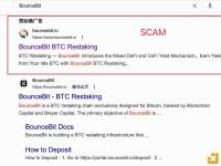 慢雾CISO：谷歌搜索BounceBit第一个结果为钓鱼网站，用户需注意风险