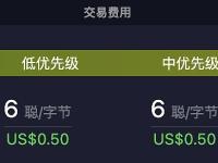 比特币网络交易手续费为6聪/字节