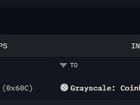 灰度向Coinbase Prime热钱包转入6448枚ETH