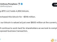 ProCap BTC有限责任公司持有 4950 枚比特币