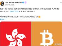 香港明盛集团宣布计划以4.83亿美元购买4,250枚比特币