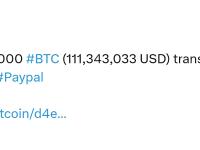 1,000枚BTC从未知钱包转移到Paypal