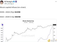 CryptoQuant CEO：近 1 年半比特币链上资金流入量超过过去 15 年总和