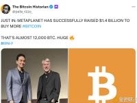 Metaplanet成功筹集14亿美元用于购买更多比特币