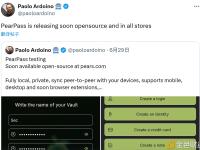 Tether CEO：密码管理方案PearPass即将发布