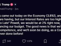 特朗普：如果不是因为“为时已晚的鲍威尔”，他会将利率降至 2%