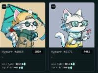 Pastel Alpha 创始人今晨宣布花费约50万美元买入8枚Hypurr NFT