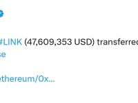 超220万枚LINK从未知钱包转入Coinbase