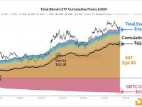 美国现货比特币ETF迄今净流入已超550亿美元