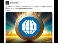 CME Group计划在2026年初推出全天候的加密衍生品交易