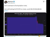 巨鲸Garrett Jin仍然在链上持有45,757枚BTC，价值超51亿美元