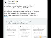 Cosmos Labs公布Cosmos Hub和ATOM发展新战略