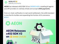 AEON 在 BNB Chain 上发布 x402 SDK V2