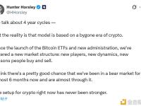 Bitwise CEO：当前加密市场熊市或已持续近 6 个月，并接近尾声