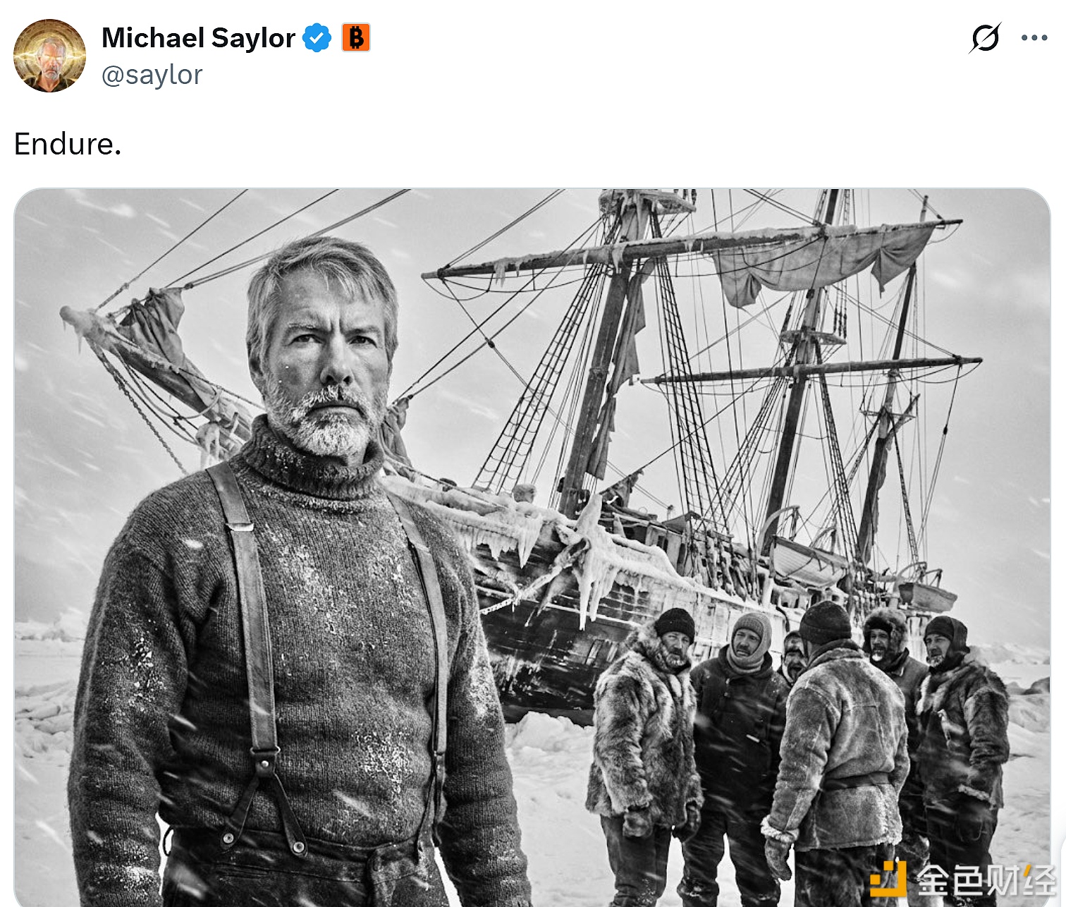 图片[1] - Michael Saylor发文“坚持”，再次回应市场下跌